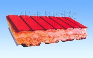 北京勝利達鋼結(jié)構(gòu)公司 玻璃棉夾芯板高清圖片展示